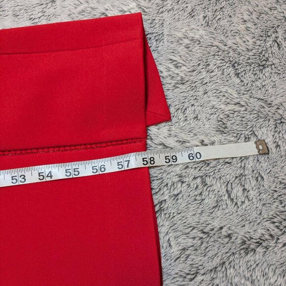 NEW Nicholas Dress Revolve Red Maxi Halter Dress Gown Plunge Neck Size 0 - Picture 9 of 11